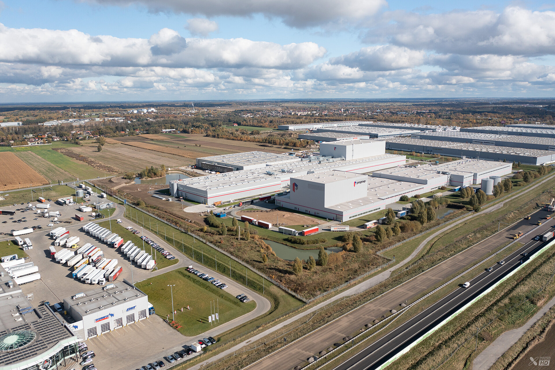 Wir bauen sehr effiziente Hightech-Werke, wie hier mit PW14 in Polen.  
