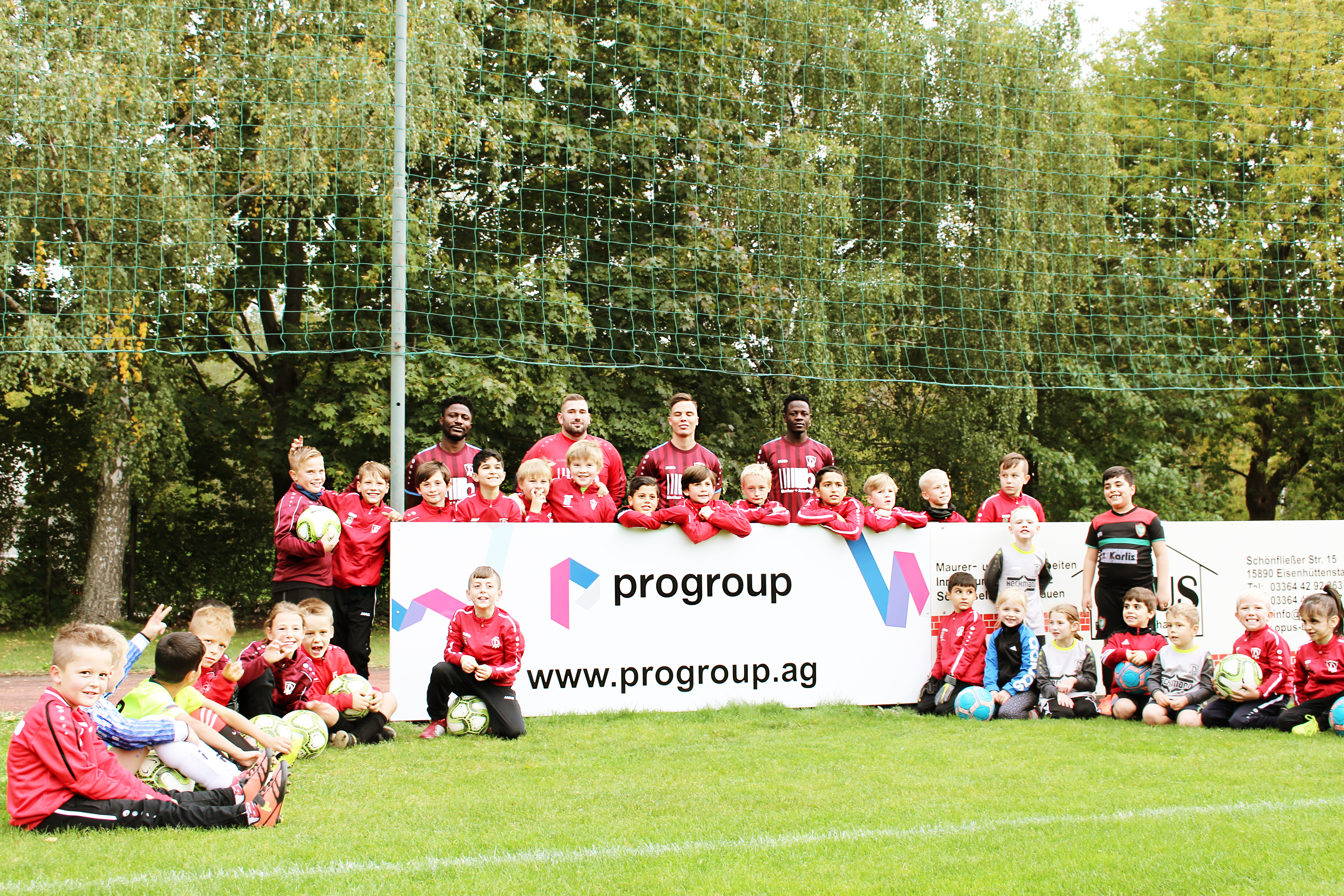 Seit 2020 unterstützt Progroup die Nachwuchsarbeit des FSV Dynamo Eisenhüttenstadt